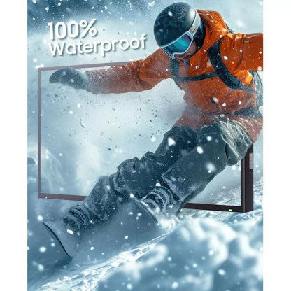 SYLVOX 55" Outdoor TV, 1000nits Google Smart TV Built-in Google Assistant, Chormecast, IP55 Waterproof Outside TV OT55A2KHGD