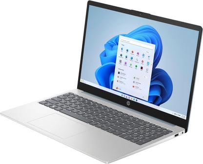 HP 15.6" FHD Laptop Intel Core i3-N305 8GB RAM 256GB SSD Windows 11 Home in S Mode Silver 15-fd0055tg