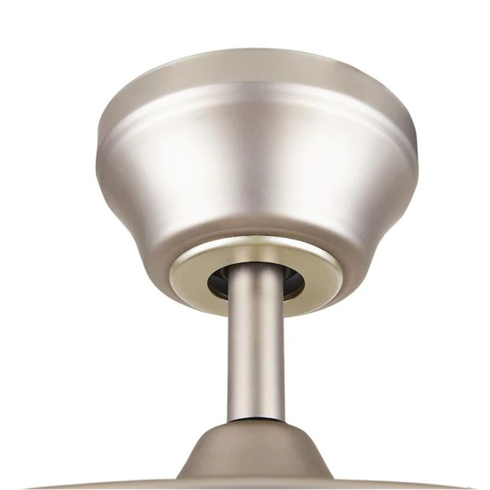 Concord Heritage Home 52" Satin Nickel LED Indoor Ceiling Fan Light Kit 5-Blade 52HEF5SN-MB-LED