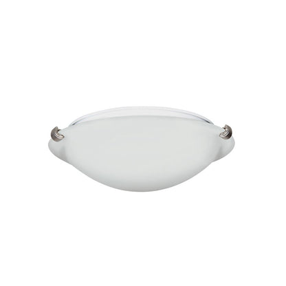 Sunset Lighting GU24  Stroud 16" 2-Light Flush Mount Ceiling Lamp, Opal F7295-53