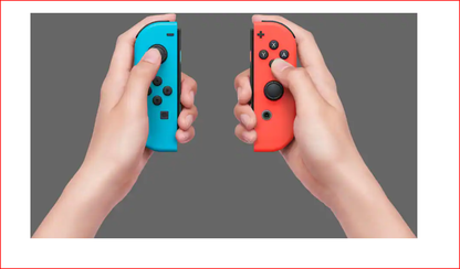Nintendo Joy-Con (L/R) Wireless Controllers for Nintendo Switch - Neon Red/Neon Blue 104882