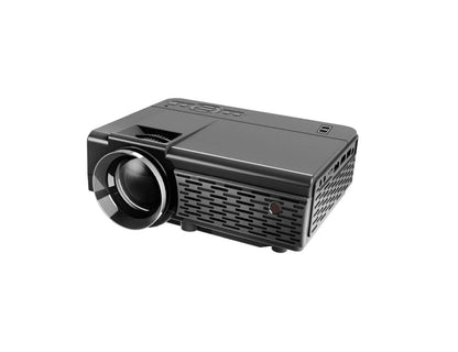 RCA RPJ107 1080P, Streaming Ready, 30"-150" Picture Size, Bluetooth, HDMI, AV, USB, TF Card, Remote, Perfect for Movies, Gaming, Outdoor, Indoor, Home Theater Projector