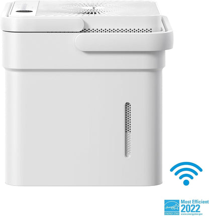 Midea 50 pt. Cube Dehumidifier with Built-in Pump for spaces up to 4,500 sq. ft. MAD50PS1QWT