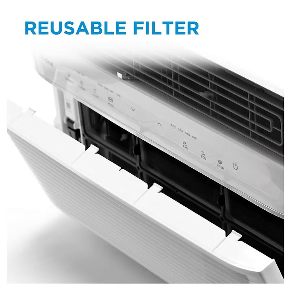 Midea Smart 8,000 BTU 350 sq. ft. Window Air Conditioner, 3-in1 Comfort: get cooling, dehumidification, and fan modes, Intelligent Features: sleep mode and 24 hours -  MAW08S1JWT-B