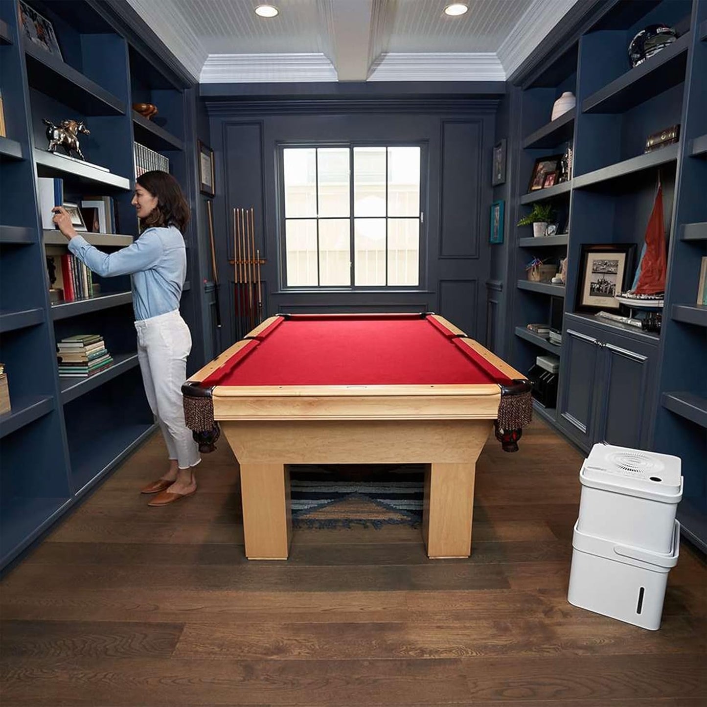 Midea 50pt Cube Dehumidifier Built-in Pump Spaces Up to 4,500 sq ft MAD50PS1QWT