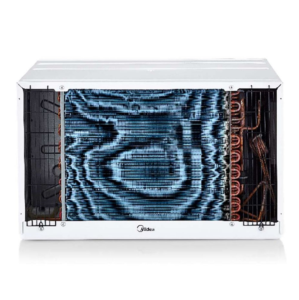 Midea 14,000 BTU 230V In-Wall Air Conditioner with Heat 700 sq. ft. 50 dBA with Remote Control MAT14H2ZWT