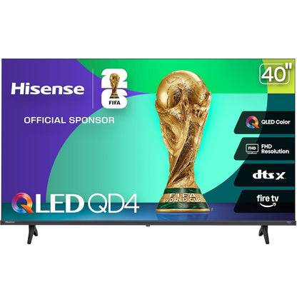 Hisense 40" Class QD4 Series QLED Full HD 1080P Smart Fire TV (2025) 40QD4QF