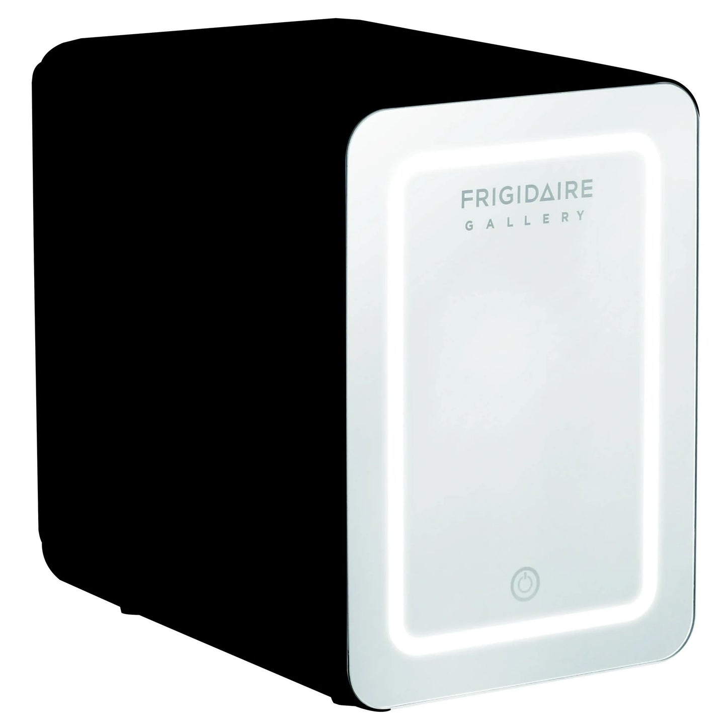 Frigidaire 9-Can or 6L Beauty Light Up Mini Refrigerator EFMIS209-BLACK, Includes 12V DC car adapter & 110v home power cord
