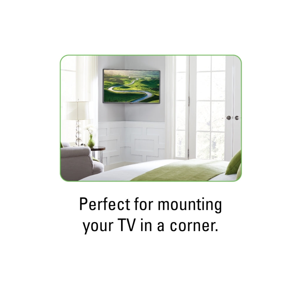 Sanus Decora Full-Motion Wall Mount for TVs 32"-55", up to 50 lbs., Full range of movement allows smooth extend, tilt, swivel and roll motions - DMF215-B1