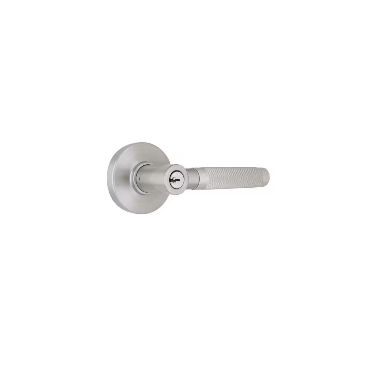 Woodcliff Satin Nickel Keyed Entry Door Handle Featuring Dual Keyway LH4X2FSJYYC