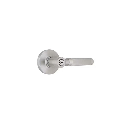 Woodcliff Satin Nickel Keyed Entry Door Handle Featuring Dual Keyway LH4X2FSJYYC