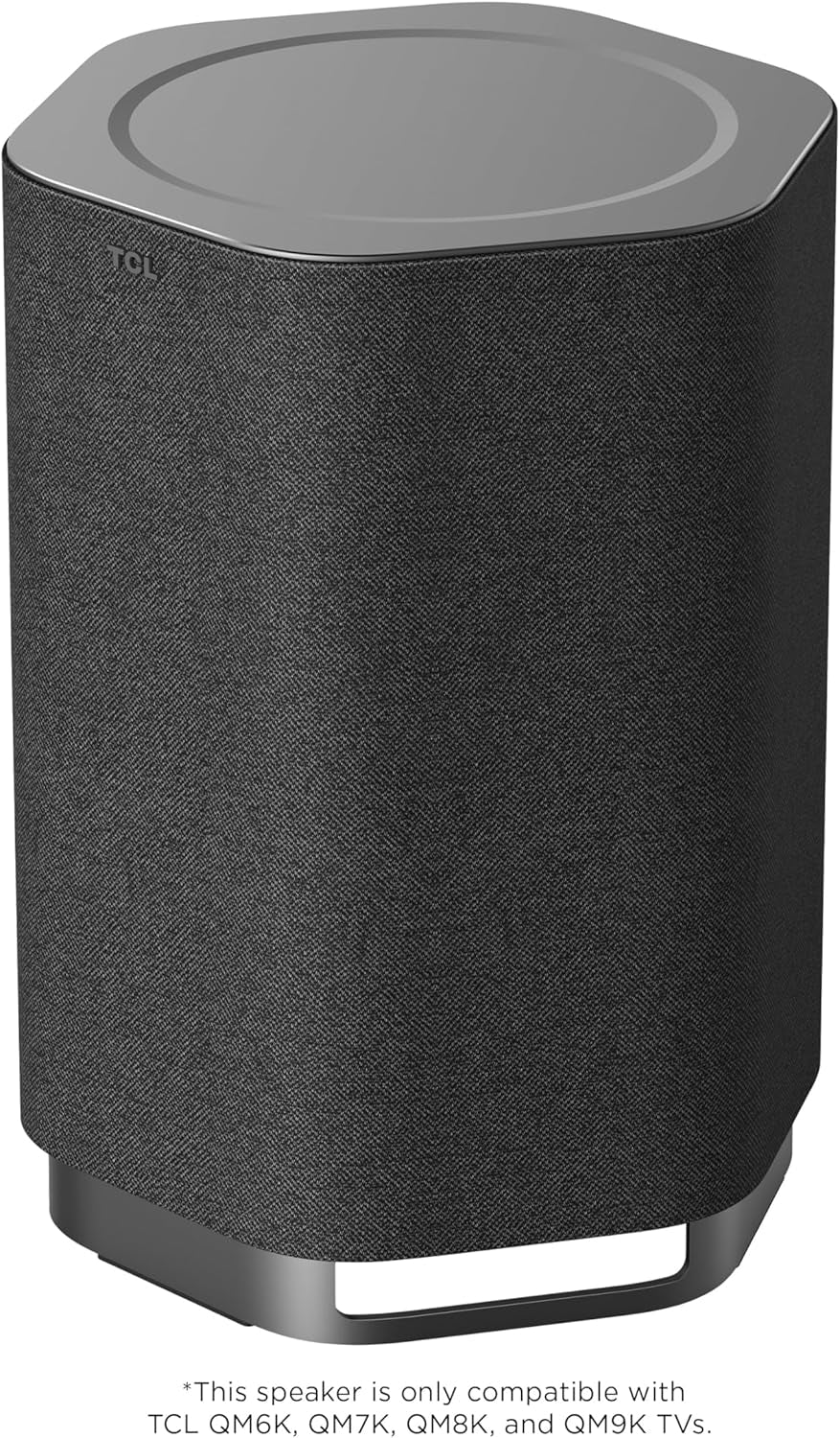 TCL Z100-SW Wireless Home Theater Subwoofer w/ Dolby Atmos FlexConnect Technology 130W - Black