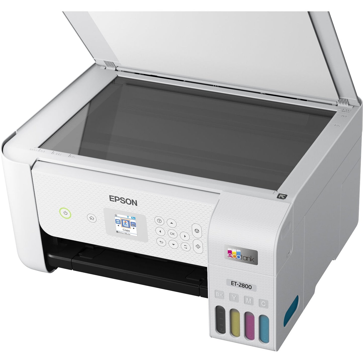 Epson EcoTank ET-2800 Wireless Color All-in-One Cartridge-Free Supertank Printer White C11CJ66202
