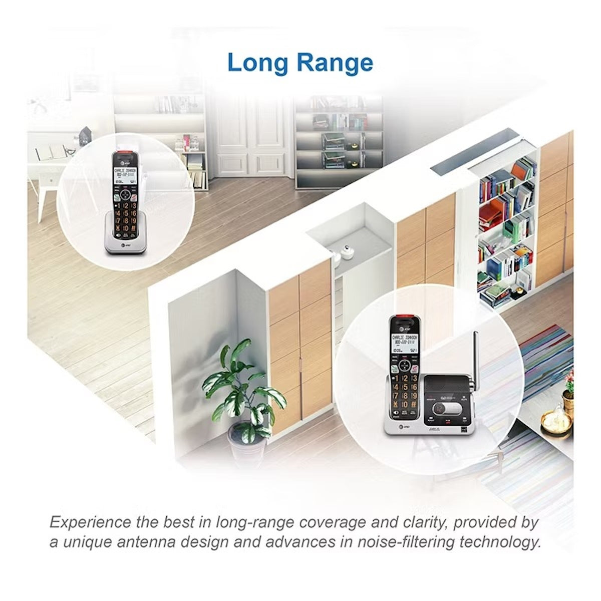 AT&T CRL82254 2 Handset Expandable Cordless Phone