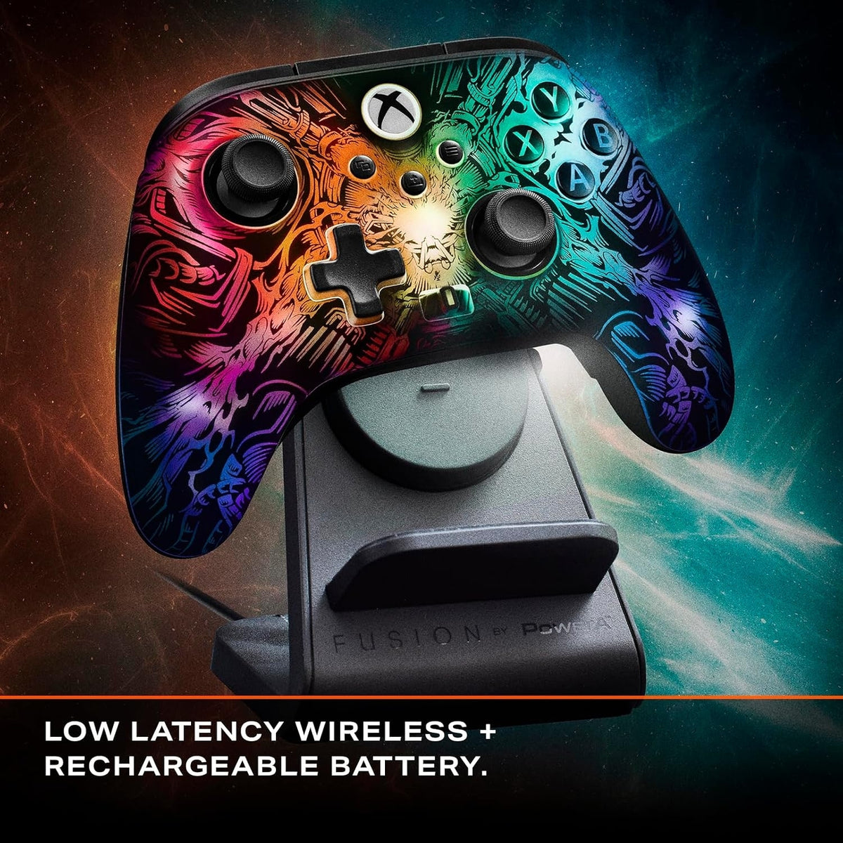 Xbox PowerA - FUSION Pro Wireless Controller for Xbox Series X|S with Lumectra - Black