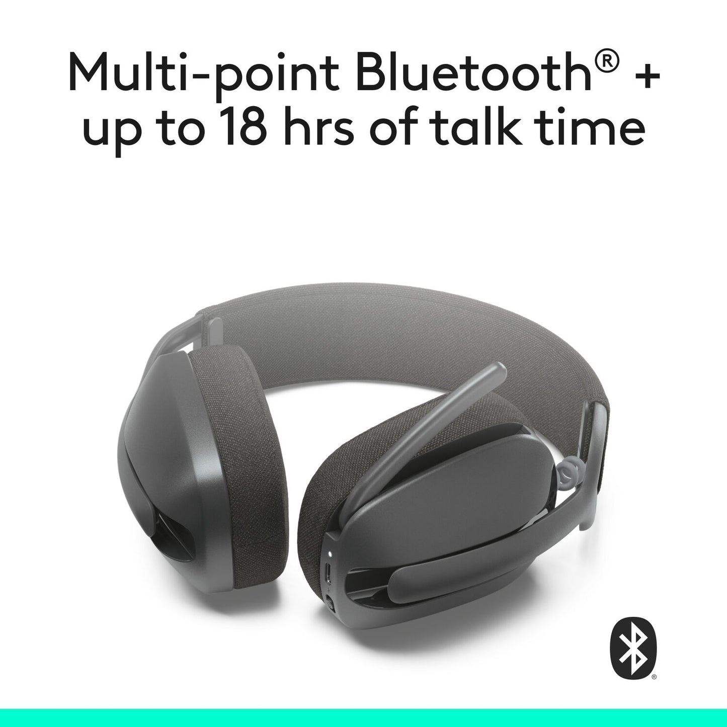 Logitech Zone Vibe 100 Wireless Headset Graphite 981-001256