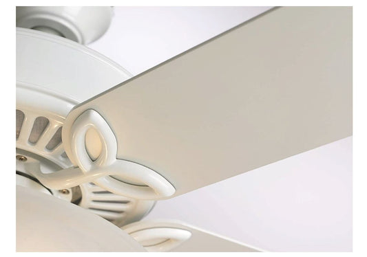Luminance Pro Series LED Ceiling Fan 50" Fixture Dual Mount for Flush or Downrod Hanging CF712WW