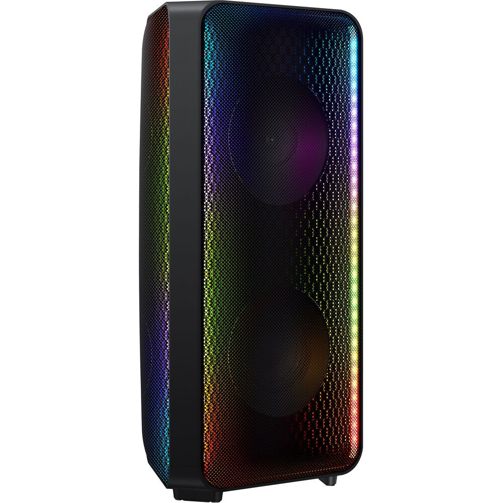 SAMSUNG MX-ST40B Sound Tower High Power Audio, 160W Floor Standing Speaker, Bi-Directional Sound, Built-in Battery, IPX5 Water Resistant