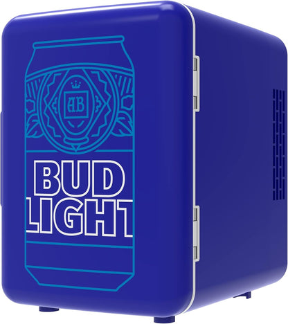 Bud Light Portable Fridge Cooler 4L/6 Cans Freon-Free & Eco Friendly MIS152BULT