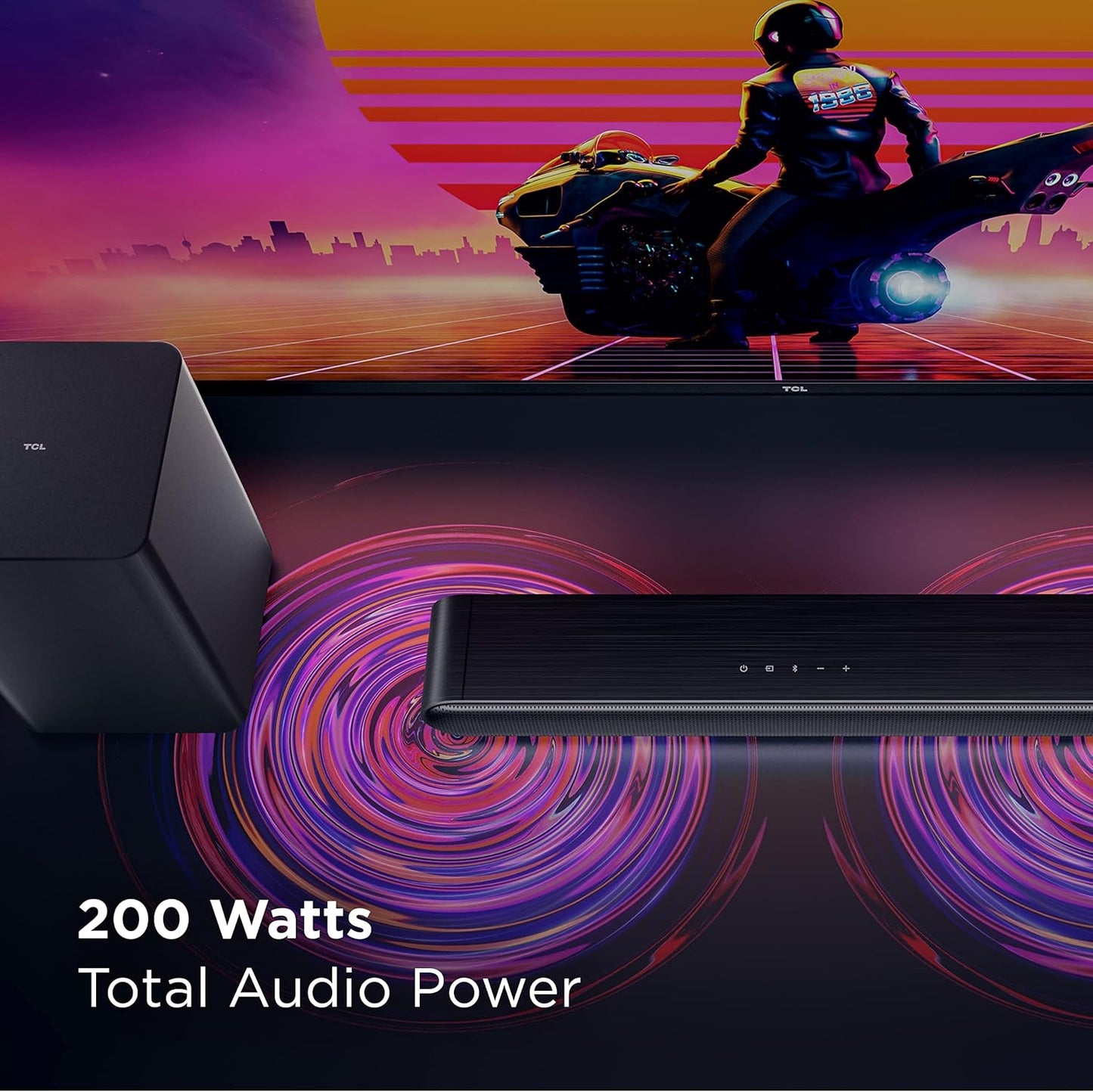 TCL S Class 2.1 Channel Sound Bar with DTS Virtual:X and Wireless Subwoofer - S210W