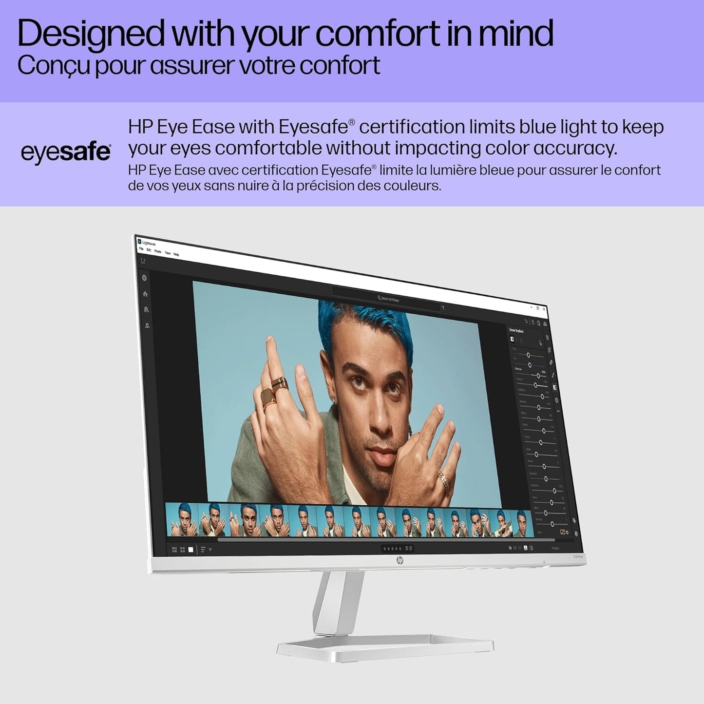 HP Series 5 23.8" 1920 x 1080 5ms 100Hz FHD Monitor with Speakers HDMI, VGA - 524SA