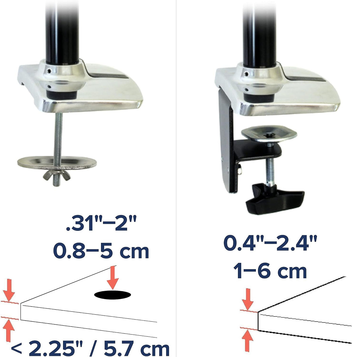 Ergotron LX Desk Mount Monitor Arm Polished Aluminum 45-241-026