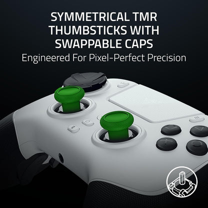 Razer Raiju V3 Pro Wireless Esports Controller for PlayStation 5 and PC in White - RZ06-05580200-R3UA