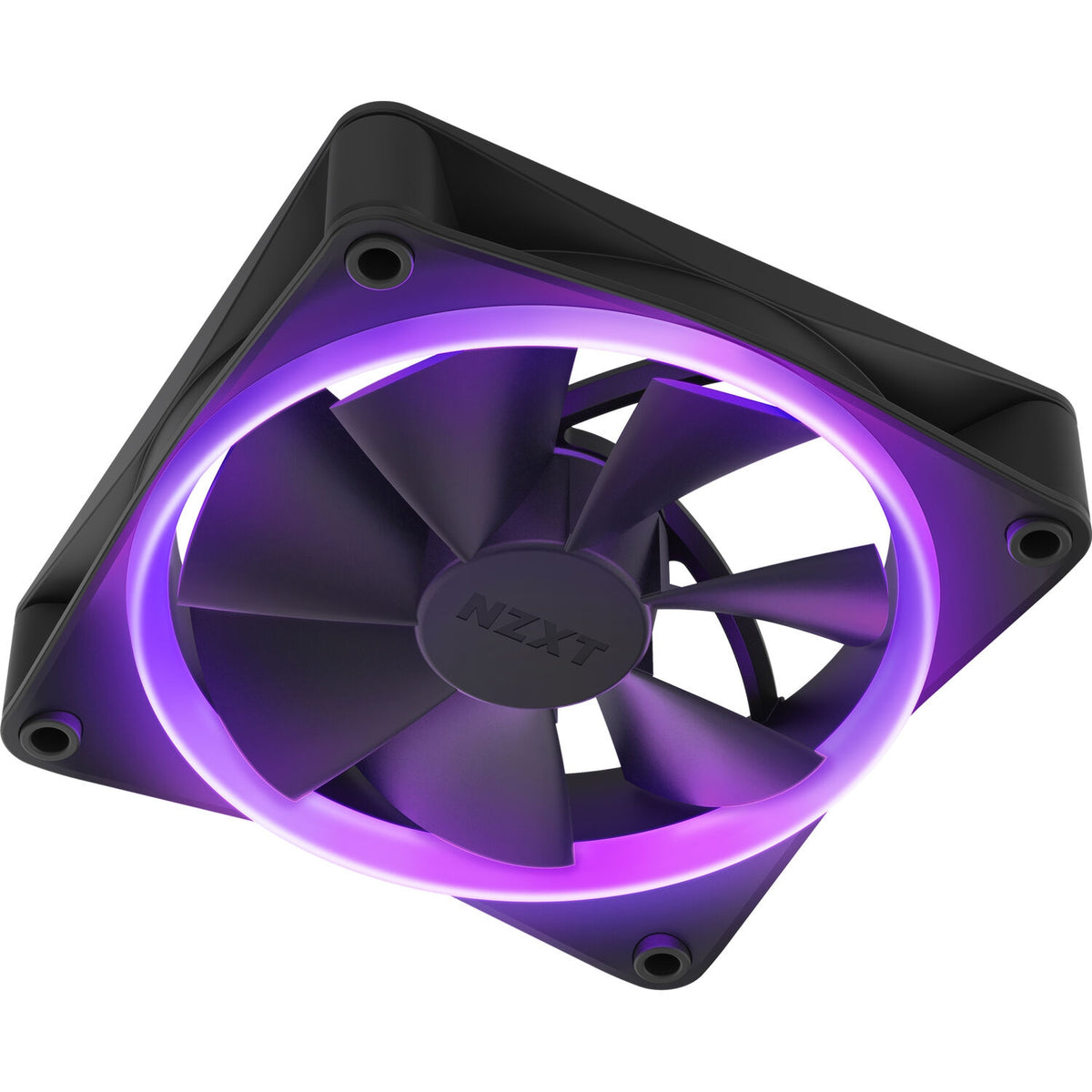 NZXT F120 120mm RGB PWM Fan Black, 3-Pack with NZXT CAM Controller RF-R12TF-B1