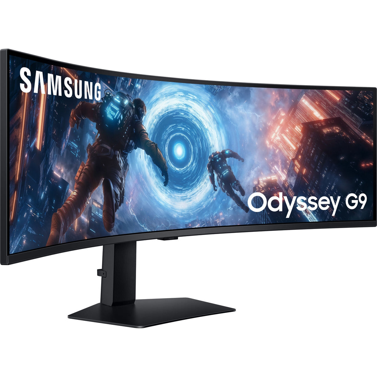 Samsung Odyssey G9 G91F 49" Dual 1440p HDR 144 Hz Curved Ultrawide Gaming Monitor LS49FG910ENXZA
