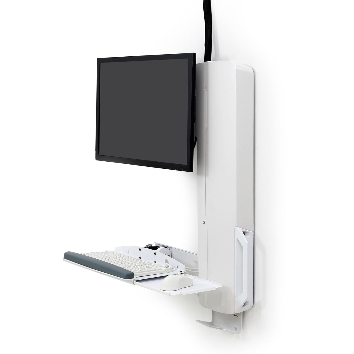 Ergotron 61-081-062 SV Sit-Stand Vertical Lift, High-Traffic White