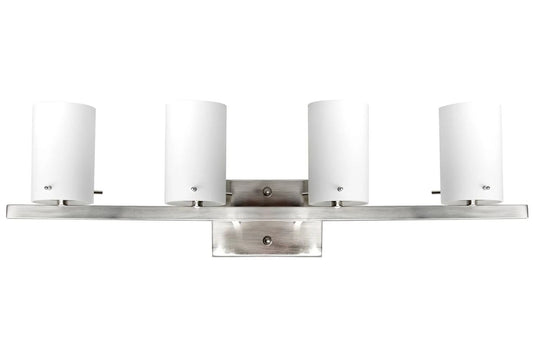 Sunset LED 4-Light 32W 2080LM Boca Vanity Bright Satin Nickel - F2534-80-LED
