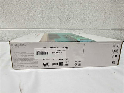 Sony BDP-BX370 Blu-ray Player Dolby TrueHD & DTS-HD built-in Wi-Fi w/ HDMI Cable