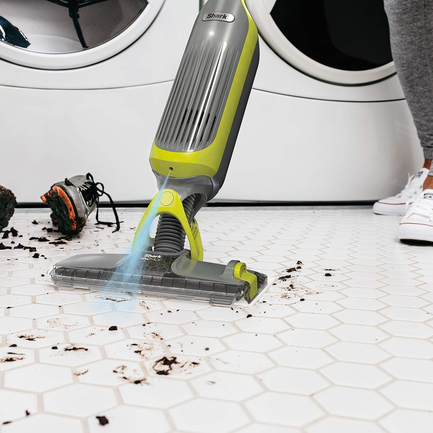 Shark VCD60 VACMOP Disinfectant Cleaner, Lemon Refill 2L Bottle, 4.2 in L x 4.7 in W x 11 in H, Clear, 67 Fl Oz, Pack of 1