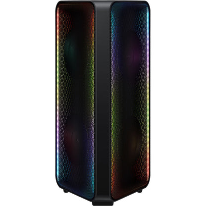 SAMSUNG MX-ST40B Sound Tower High Power Audio, 160W Floor Standing Speaker, Bi-Directional Sound, Built-in Battery, IPX5 Water Resistant