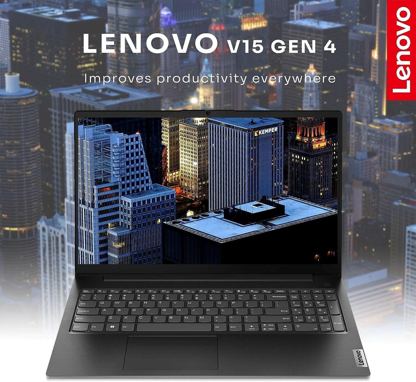 Lenovo V15 G4 IRU 15.6" Full HD Laptop, Intel Core i3-1315U 1.2GHz, 16GB/ 512GB, Win 11 Pro 83A100EGUS