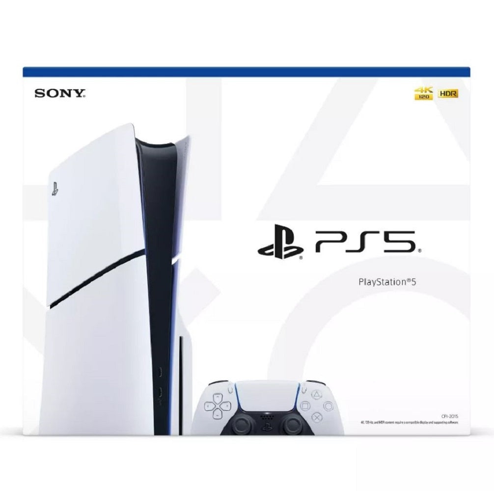 Sony PlayStation 5 Slim Console White, 4K-TV Gaming, 1TB of Storage 1000039671 - CFI-2015
