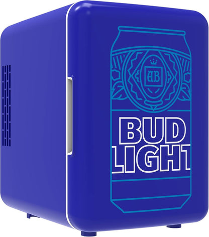 Bud Light Portable Fridge Cooler 4L/6 Cans Freon-Free & Eco Friendly MIS152BULT