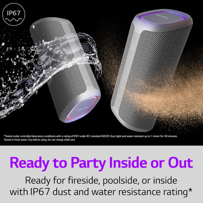 LG XBOOM Go XG5QGR Portable Bluetooth Speaker w/ up to 18HR Battery