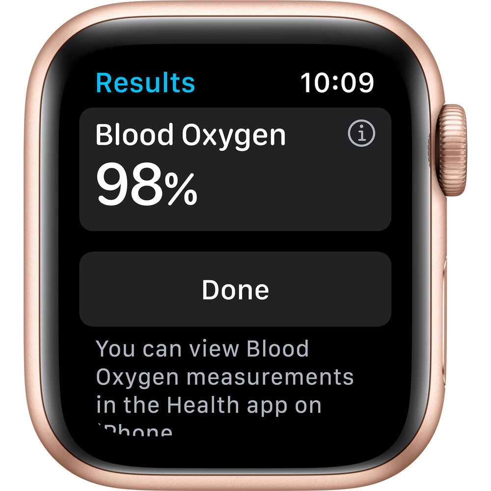 Apple Watch Series 6 GPS, 40mm, Gold Aluminum, Pink Sand Sport Band MG123LL/A