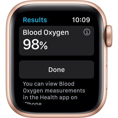 Apple Watch Series 6 GPS, 40mm, Gold Aluminum, Pink Sand Sport Band MG123LL/A