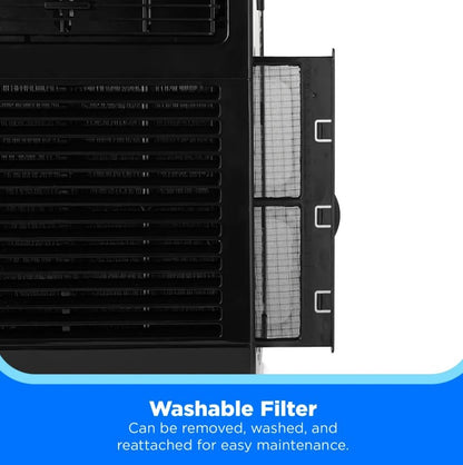 Midea 6,000 BTU DOE Window Air Conditioner with ComfortSense Remote, for spaces up to 250 sq. ft. MAW06R1WBL-T