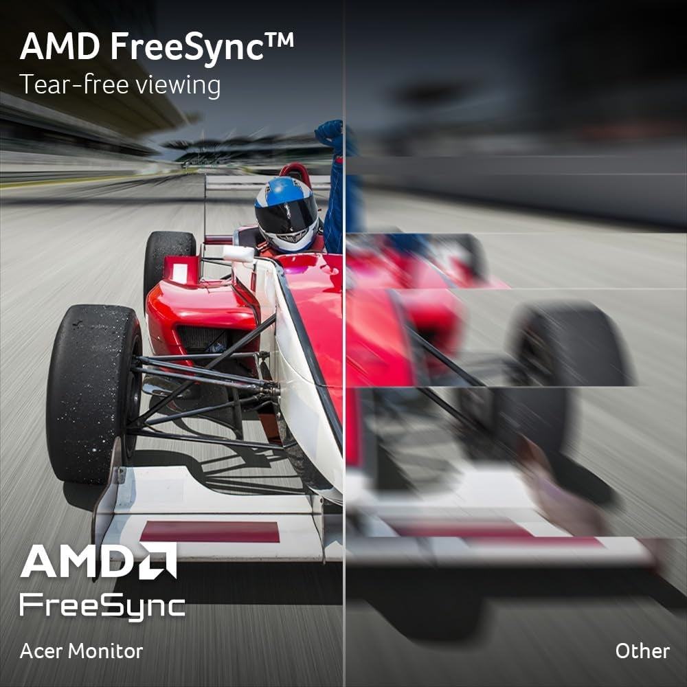 Acer Nitro 27 Inch QHD 2560 x 1440 IPS Gaming Monitor | AMD FreeSync | Up to 180Hz Refresh | Up to 0.5ms KG271U