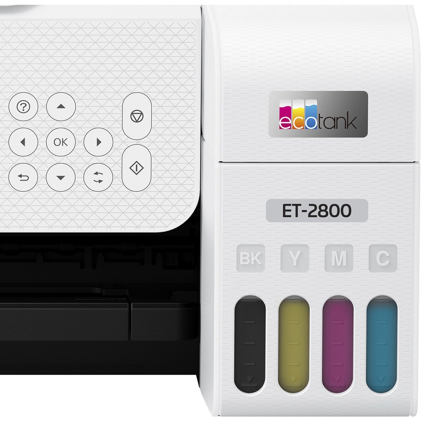 Epson EcoTank ET-2800 Wireless Color All-in-One Cartridge-Free Supertank Printer White C11CJ66202