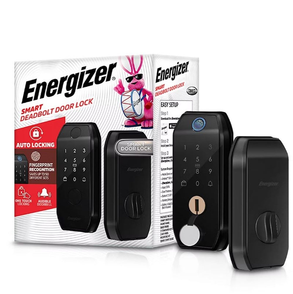 Energizer Connect Smart 5 in 1 Deadbolt Door Lock EDL6-1001-BLK