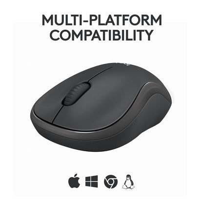 Logitech M240 Silent Wireless Mouse Graphite 910-007113