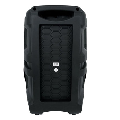 Technical Pro CLUB12 12" Rechargeable Bluetooth Speakers+Stands+Remote+Mic+Light