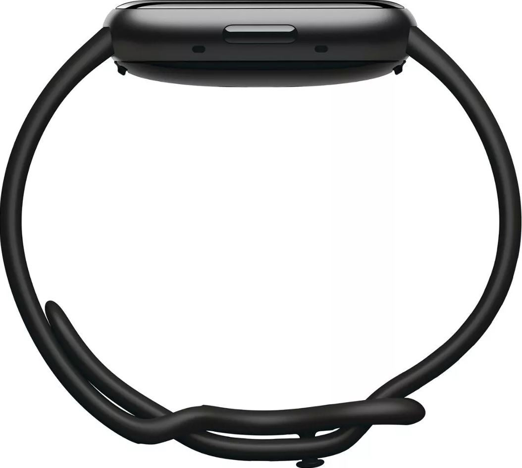 Fitbit Versa 4 Fitness Smartwatch Bundle Black/Graphite FB523BKBKL