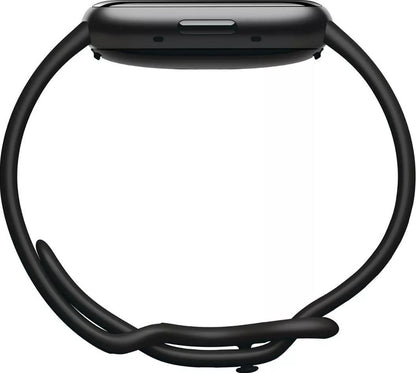 Fitbit Versa 4 Fitness Smartwatch Bundle Black/Graphite FB523BKBKL