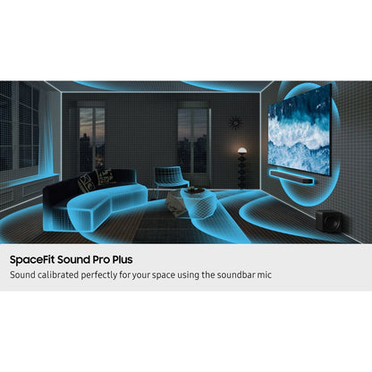 SAMSUNG Q-Series Soundbar 11.1.4 ch w/ Subwoofer and Rear Speaker - Graphite Black HW-Q990F/ZA