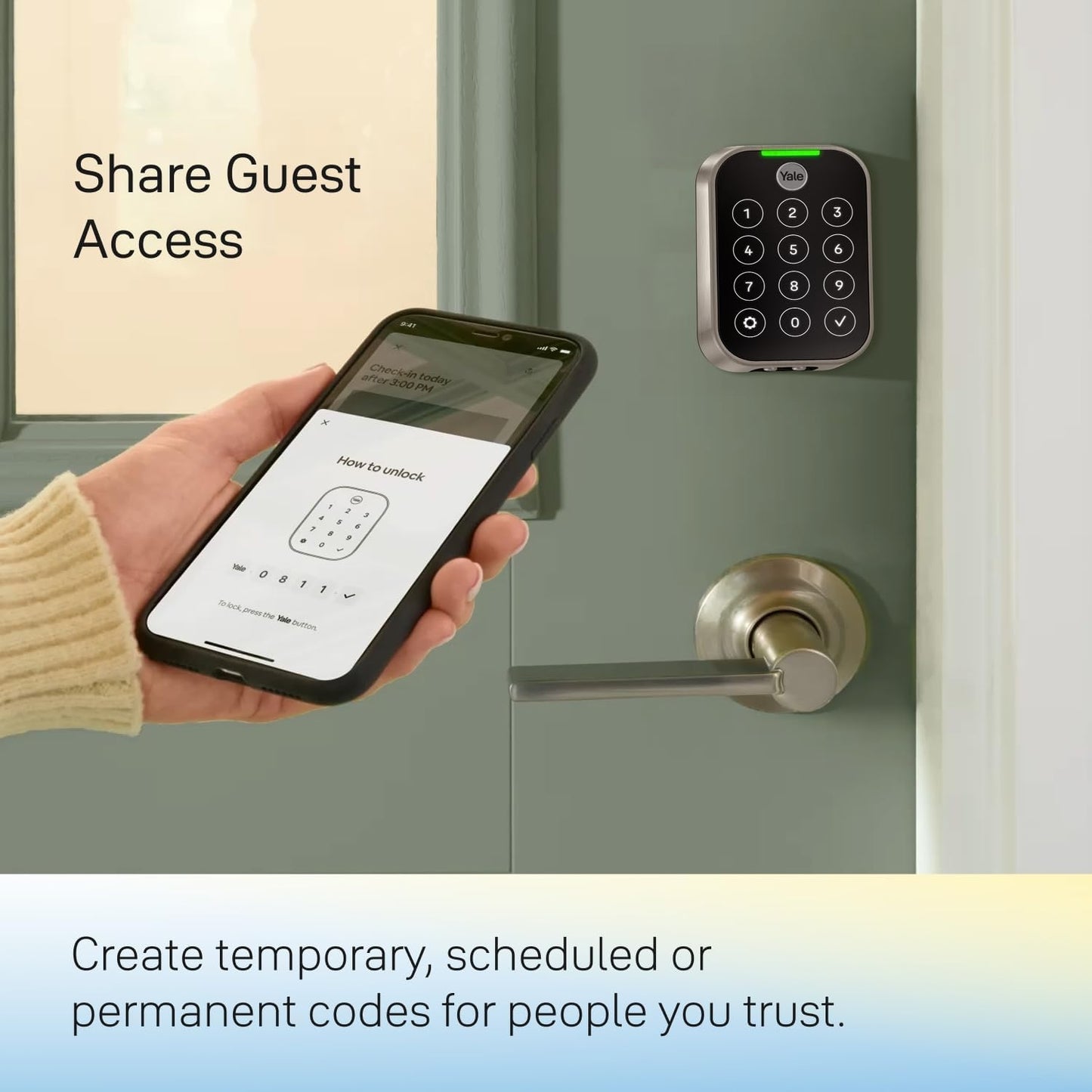Yale Assure Lock 2 Plus Apple Home Keys Deadbolt with Wi-Fi Black Suede YRD450-N-WF1
